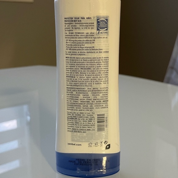 Yanbal Sunblock kids SPF 100 High Protection - Picture 3 of 4